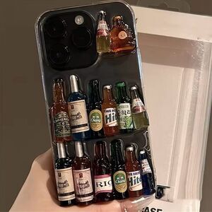 Transparent Bottle-Themed IPhone Case for Beverage Enthusiasts